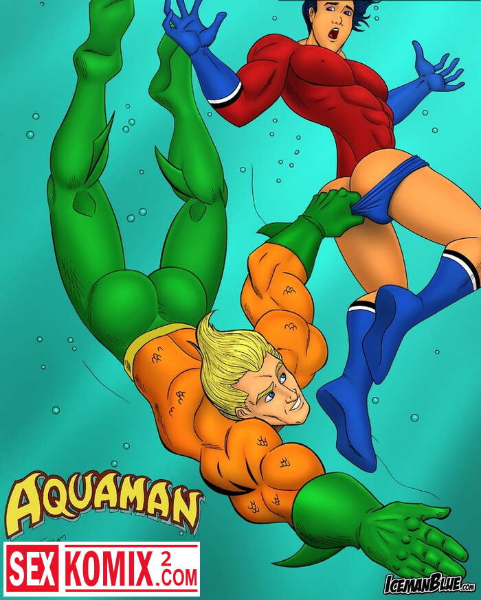 Порно комикс Аквамен.