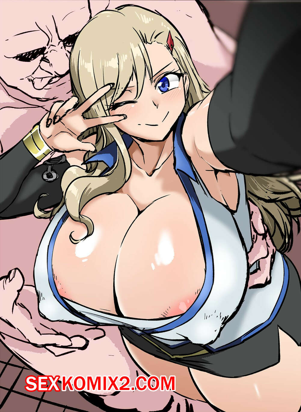 Порно комикс Доставка Ребекки. Rebecca san no Haishin