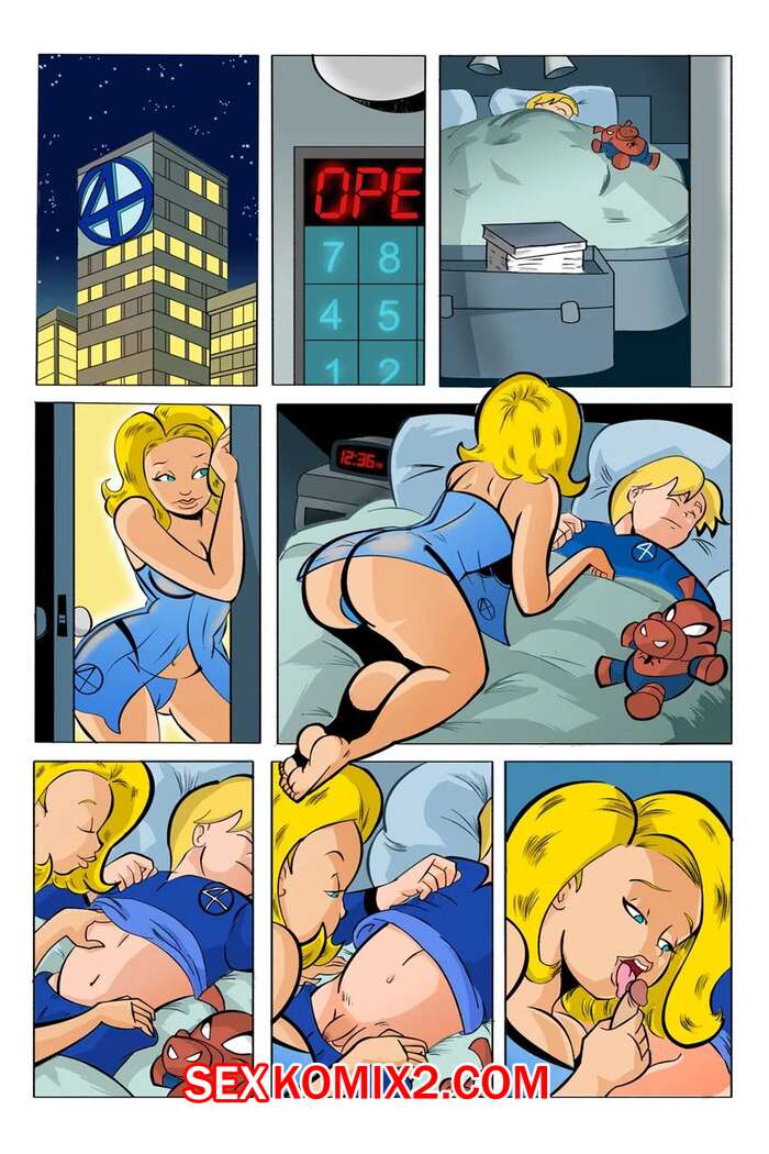 Порно комикс Fantastic Four. Fantastic MILF. Часть 1 и 2. Glassfish.