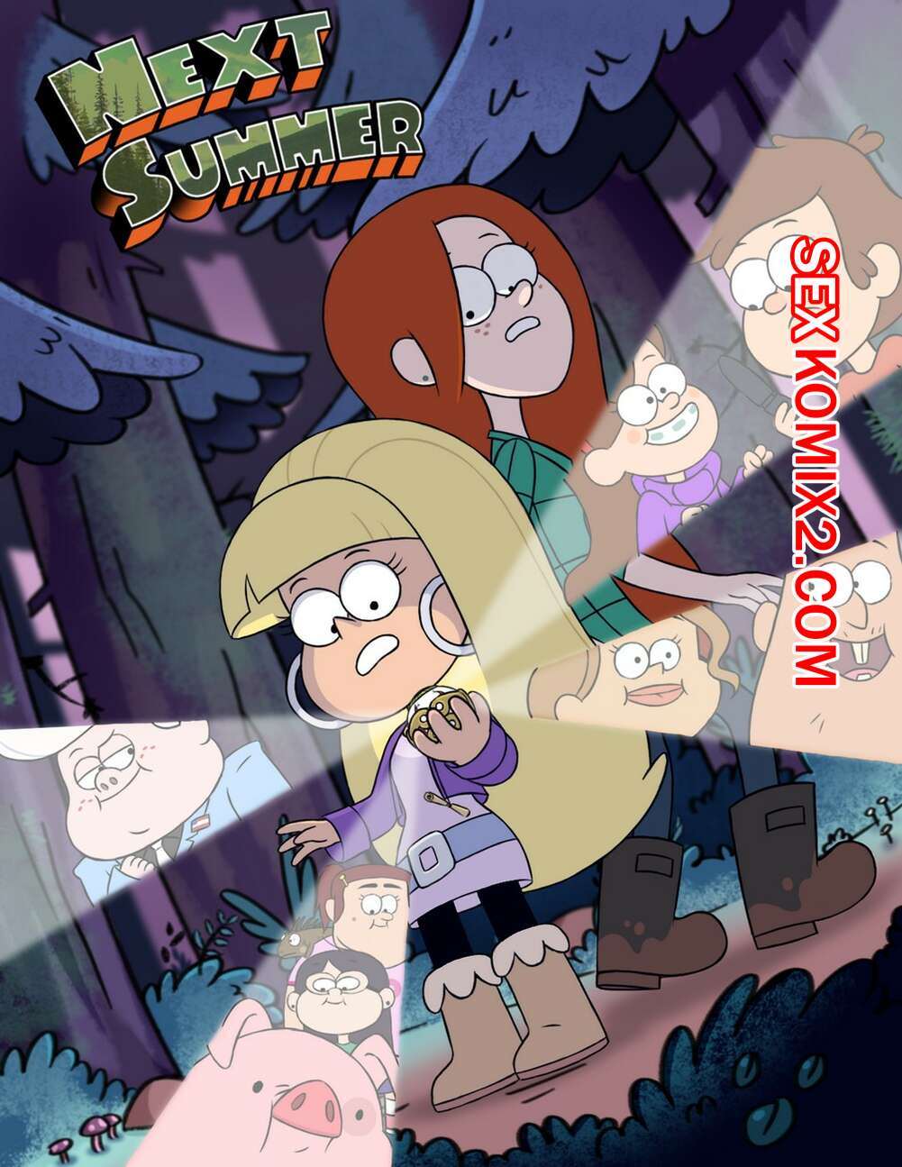 Порно комикс Gravity Falls. Следующим летом. Next Summer. Area