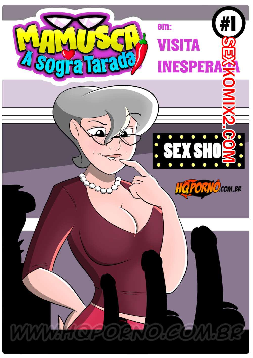 Порно комикс Мамуска, возбужденная свекровь. Часть 1. Неожиданный визит. HQPorno