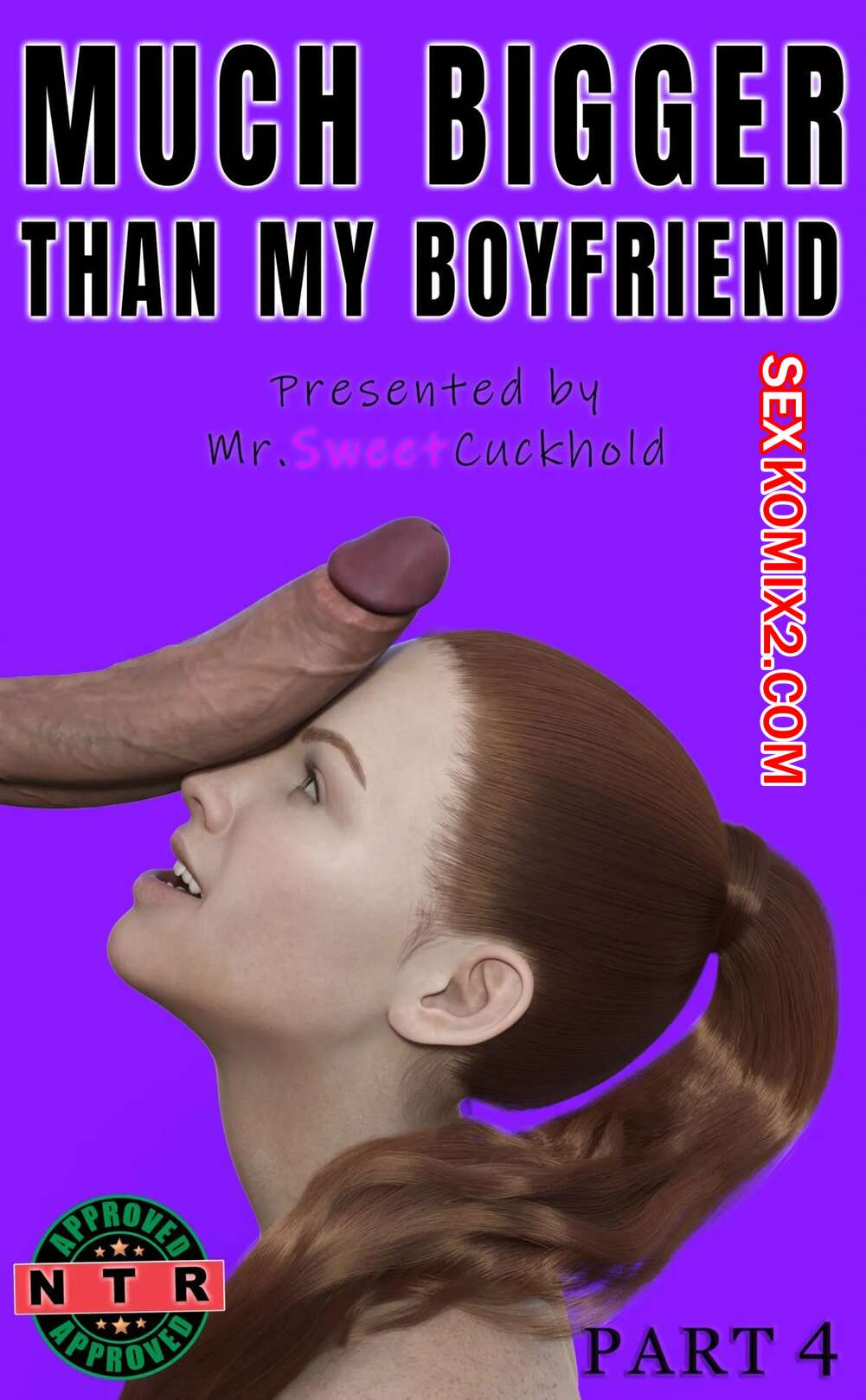 Порно комикс Намного больше, чем у моего парня. Часть 4. Mr.SweetCuckhold