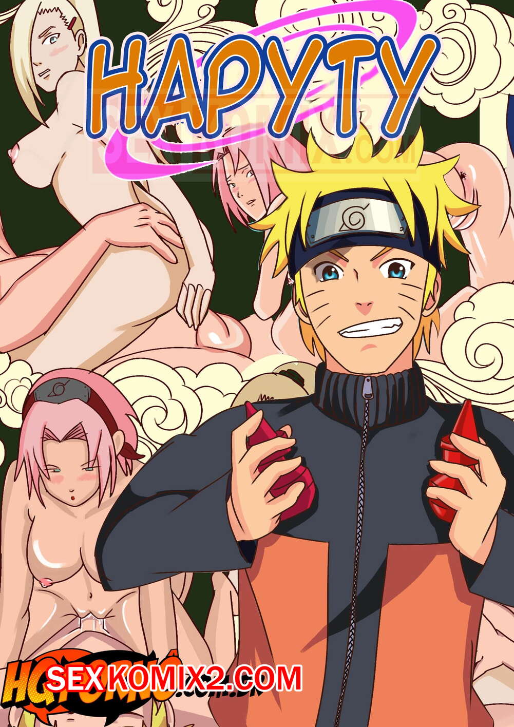 Порно комикс Наруто. Часть 2. Narutu. HQPorno