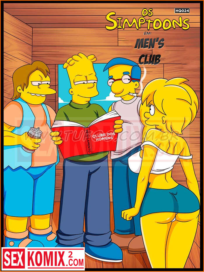 Порно комикс Симпсоны. Часть 24. Мужской клуб.