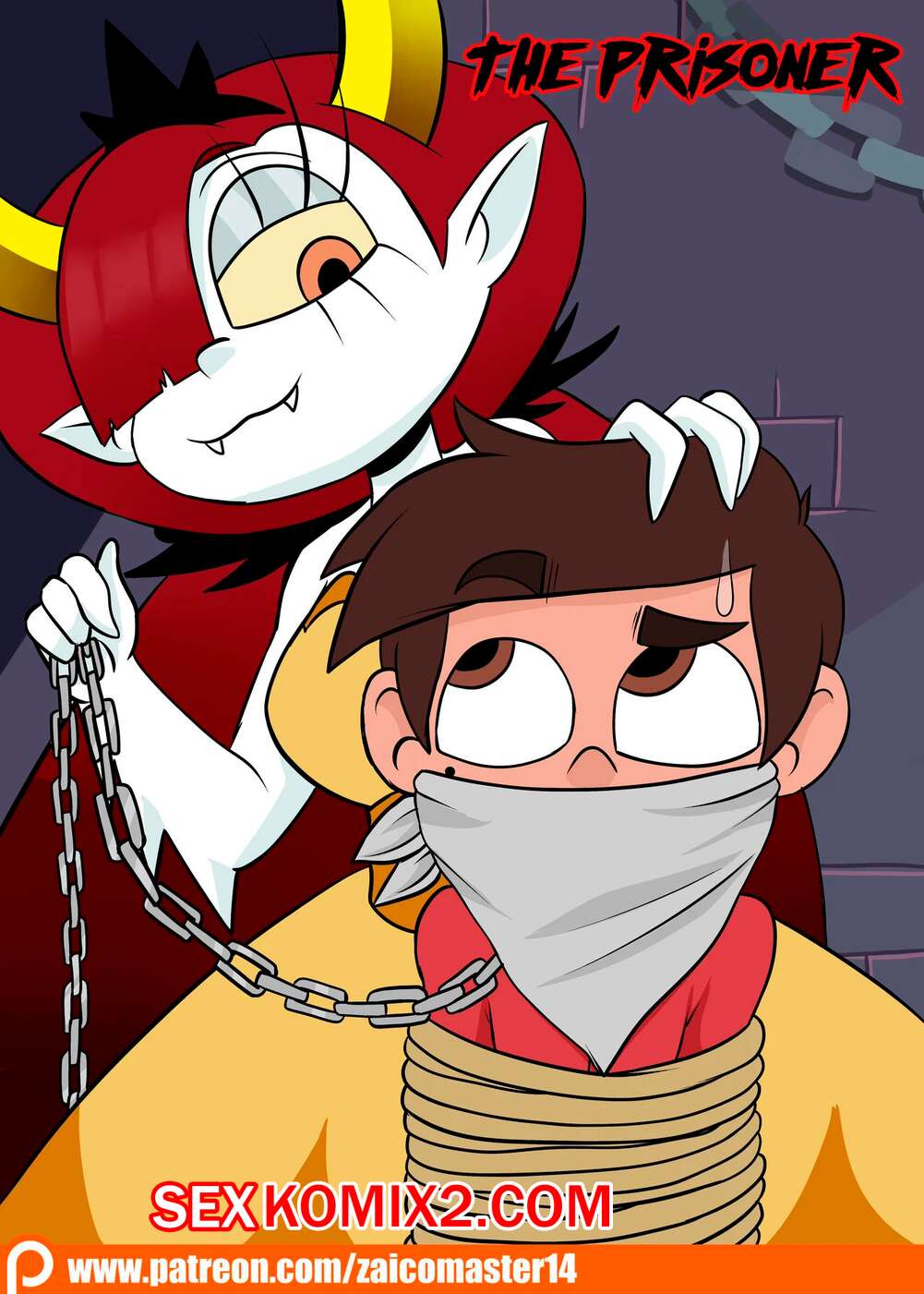Порно комикс Star vs. The Forces of Evil. Узник. The prisoner. Zaicomaster14.
