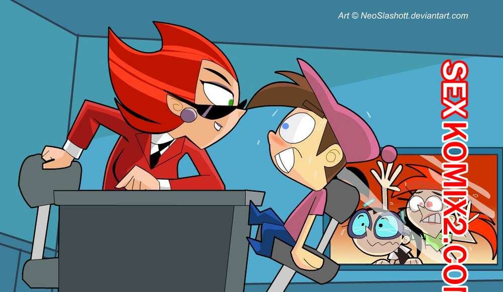 Порно комикс The Fairly Oddparents. Наказание в офисе директора Спектра.NeoSlashott.