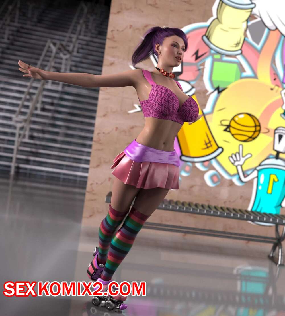 Порно комикс Высокие носки и роликовые коньки. High Socks And Rollerblades. 3DSimon